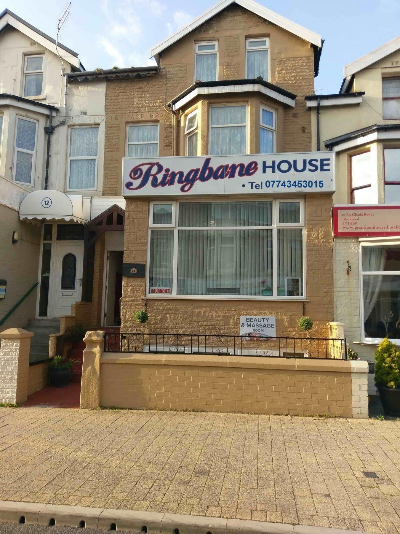 Ringbane House Bed & Breakfast Blackpool Eksteriør bilde